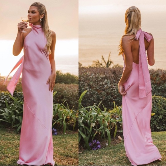 Show Me Your MuMu Dresses & Skirts - Show Me Your Mumu Lisa Maxi Dress in Pink Size Small